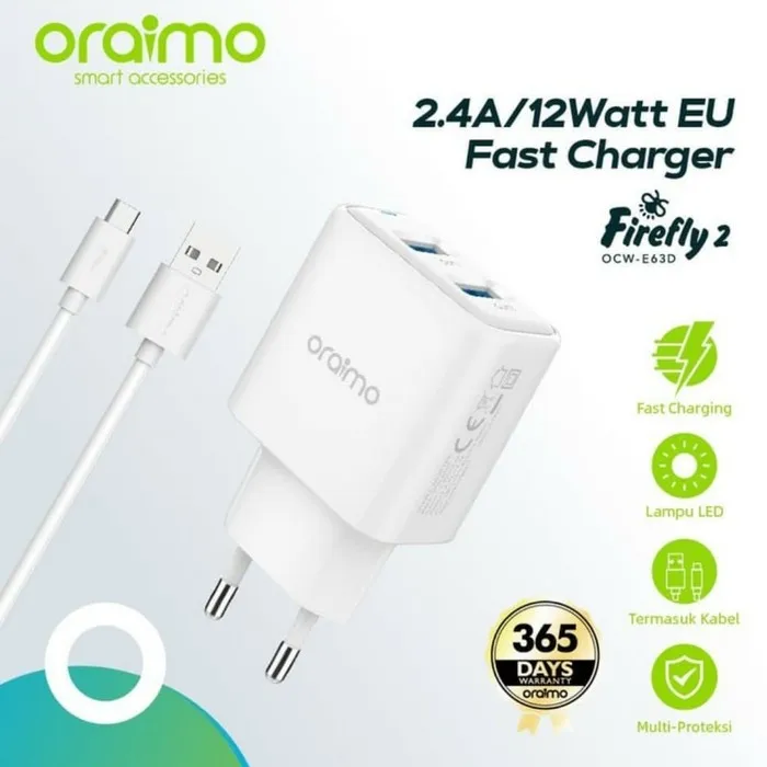 Charger Kit Oraimo OCW-E63D White