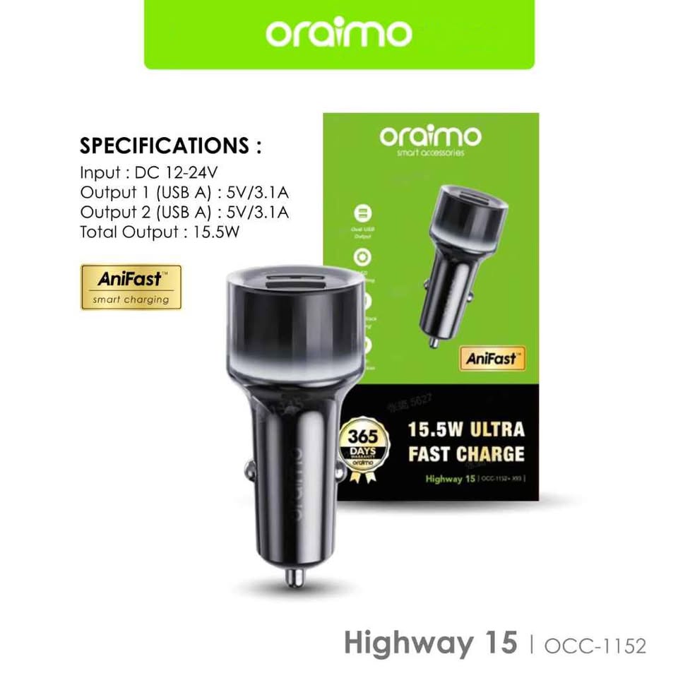 Car Charger Oraimo OCC