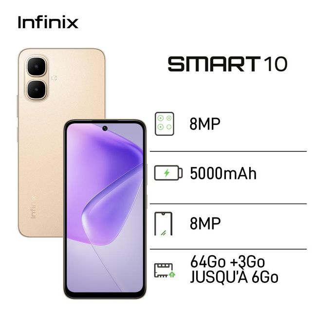 INFINIX SMART 10 - 64Go + 3Go